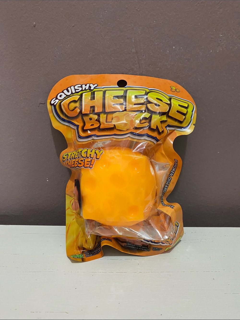 Squishy Cheese Block Stretchy Cheese Toy